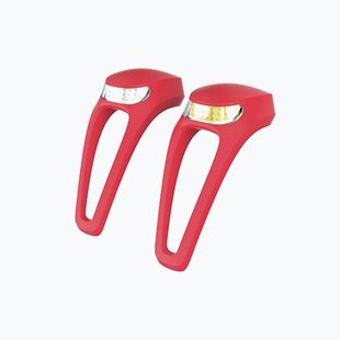 Knog Frog V3 Twinpack dviračių žibintų rinkinys raudona 13139