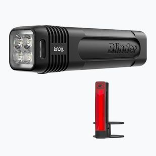 Dviračio žibintų rinkinys Knog Blinder Pro 600/Plus juodas