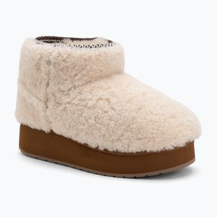 Moteriški sniego batai Emu Australia Stinger Micro Flatform Teddy natural