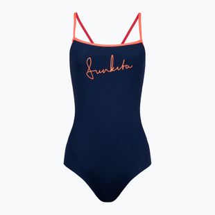 Moteriškas vientisas plaukimo kostiumas Funkita Single Strap One Piece ocean fire
