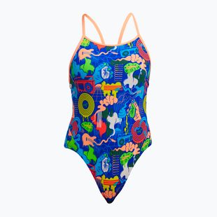 Vaikiškas plaukimo vientisas kostiumas Funkita Diamond Back One Piece blues baby