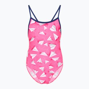 Vaikiškas vientisas plaukimo kostiumas Funkita Single Strap One Piece paper pink