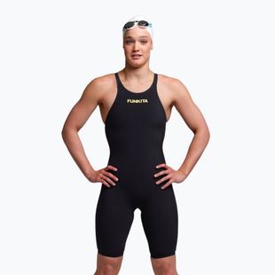 Moteriškas startinis kostiumas Funkita Apex Viper Secure Kneeskin black attack