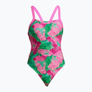 Moteriškas vientisas plaukimo kostiumas Funkita Brace Free One Piece tropic palm