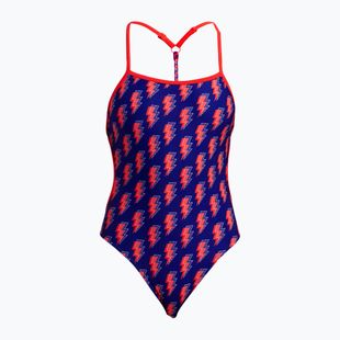 Moteriškas vientisas plaukimo kostiumas Funkita Twisted One Piece flash