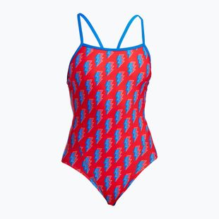 Moteriškas vientisas plaukimo kostiumas Funkita Single Strap One Piece hot volt