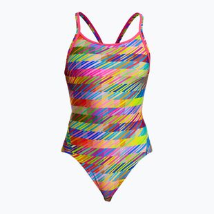 Moteriškas vientisas plaukimo kostiumas Funkita Diamond Back One Piece static stack