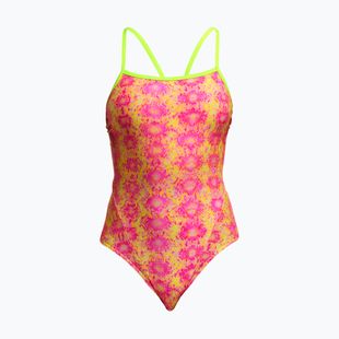 Moteriškas vientisas plaukimo kostiumas Funkita Single Strap One Piece poison pink