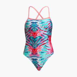 Moteriškas vientisas plaukimo kostiumas Funkita Strapped In One Piece ripple reflect