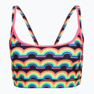 Maudymosi kostiumėlio viršus Funkita Sports Top rainbowie