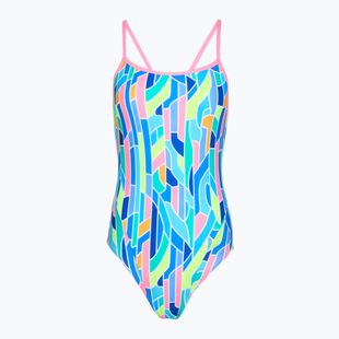 Moteriškas vientisas maudymosi kostiumėlis  Funkita Single Strap One piece pillared