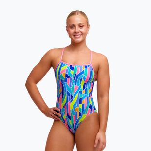 Moteriškas vientisas maudymosi kostiumėlis  Funkita Single Strap One piece pillared