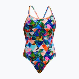Moteriškas vientisas maudymosi kostiumėlis  Funkita Diamond Back One piece palm prism