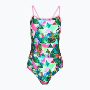Moteriškas vientisas maudymosi kostiumėlis  Funkita Single Strap One piece sub lime