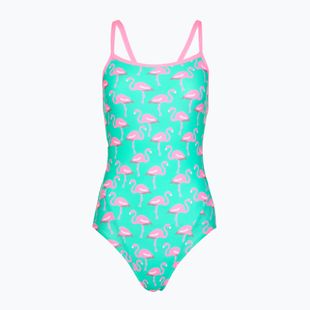 Moteriškas vientisas maudymosi kostiumėlis  Funkita Single Strap One piece go flamingo!