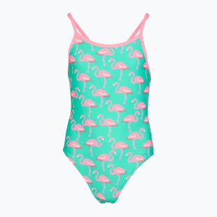 Vaikiškas vientisas maudymosi kostiumėlis Funkita Single Strap One Piece go flamingo!