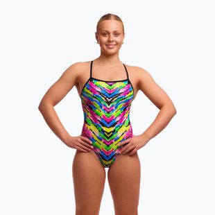 Moteriškas vientisas maudymosi kostiumėlis Funkita Single Strap One pieces happy hide