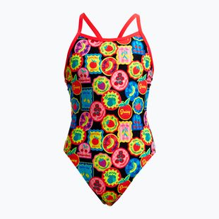 Vaikiškas vientisas maudymosi kostiumėlis Funkita Single Strap One Piece berry good