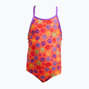 Vaikiškas vientisas maudymosi kostiumėlis Funkita Printed One Piece paw paw