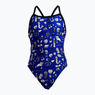 Vaikiškas vientisas maudymosi kostiumėlis Funkita Single Strap One Piece scratchy