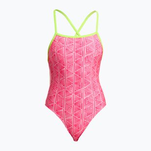 Moteriškas vientisas maudymosi kostiumėlis Funkita Tie Me Tight One Piece sweet stack