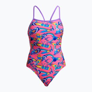 Moteriškas vientisas maudymosi kostiumėlis Funkita Single Strap One Piece sweet surfers
