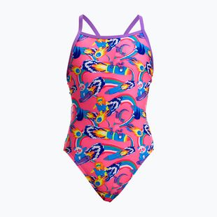 Vaikiškas vientisas maudymosi kostiumėlis Funkita Single Strap One Piece sweet surfers