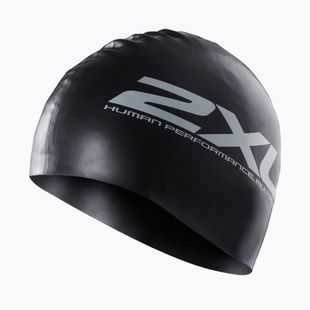 Plaukimo kepuraitė 2XU Silicone black/black