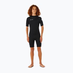 Vaikiškas plaukimo kostiumas Rip Curl Trad 2/2mm Back Zip Springsuit black