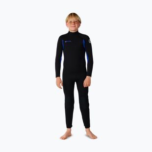 Vaikiškas plaukimo kostiumas Rip Curl Trad 4/3 mm Back Zip black/blue
