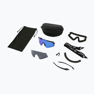 Rinkinys Jetpilot Shield Sunnie/Google Kit smoke/blue mirror