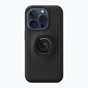 Quad Lock originalus telefono dėklas iPhone 15 Pro, juodas