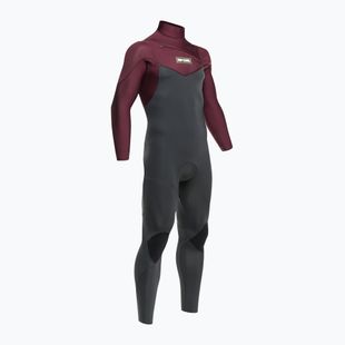 Vyriškas plaukimo hidrokostiumas Rip Curl Dawn Patrol C/Zip 3/2 mm GB wine