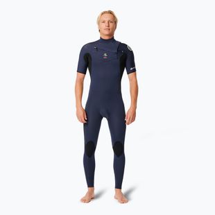Vyriškas plaukimo hidrokostiumas Rip Curl Dawn Patrol Performance 2/2 mm Chest Zip dark navy