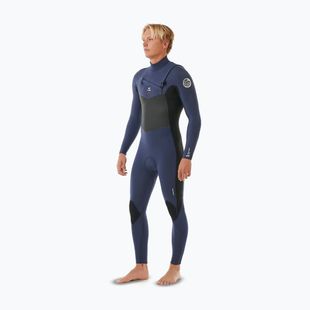 Moteriškas plaukimo hidrokostiumas Rip Curl Dawn Patrol 5/3mm Chest Zip dark navy