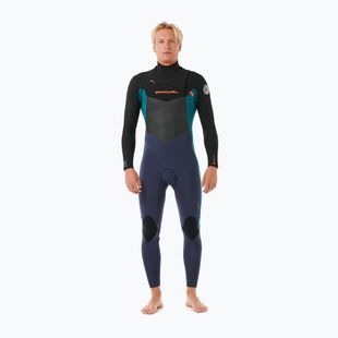 Moteriškas plaukimo hidrokostiumas Rip Curl Dawn Patrol 4/3mm Chest Zip purple night