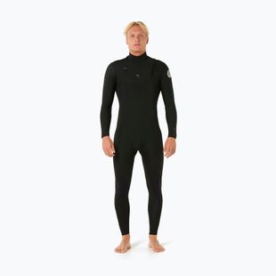 Vyriškas plaukimo hidrokostiumas Rip Curl Dawn Patrol 3/2 mm Chest Zip black
