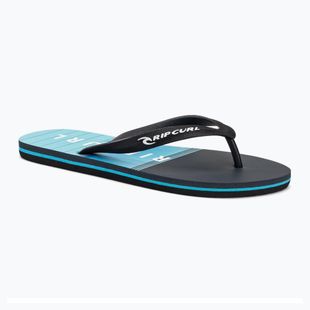 Vyriškos šlepetės Rip Curl Breaker Open Toe 107 juoda ir mėlyna 19XMOT