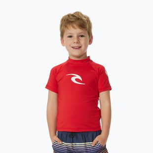 Vaikiški plaukimo marškinėliai Rip Curl Brand Wave UPF red