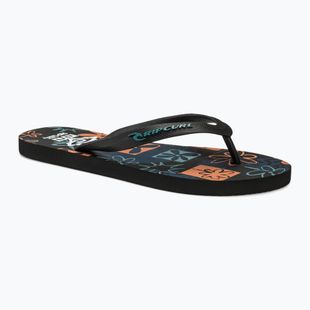 Vyriškos šlepetės per pirštą Rip Curl SWC Bloom Open Toe dark navy