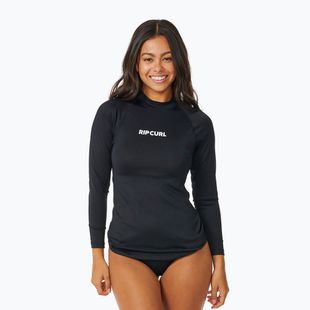 Moteriški plaukimo marškinėliai ilgomis rankovėmis Rip Curl Classic Surf UPF Rashguard black