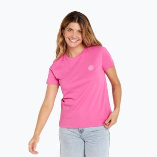 Moteriški marškinėliai Rip Curl Re-Entry Crew hot pink