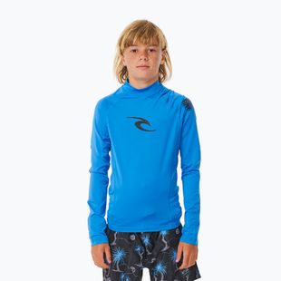 Vaikiška plaukimo ilgomis rankovėmis marškinėliai Rip Curl Waves Upf blue gum