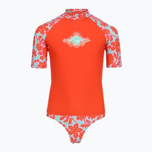Vaikiškas dviejų dalių maudymosi kostiumėlis Rip Curl Sunshine Squad 3P Set bright red