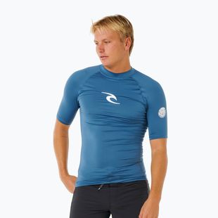 Vyriški plaukimo marškinėliai Rip Curl Waves Upf Perf bluefin