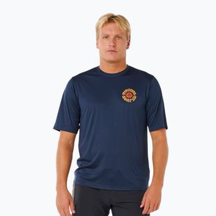 Vyriški maudymosi marškinėliai Rip Curl Pacific Rinse Surflite Upf dark navy