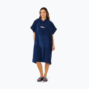Moteriškas pončas Rip Curl Icon Hooded Towel dark navy