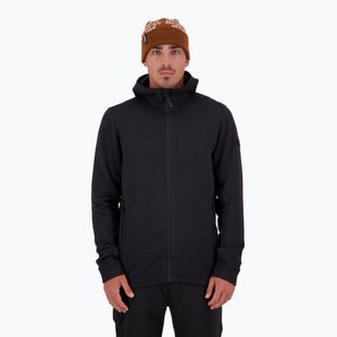 Vyriškas džemperis Mons Royale Arcadia Merino Fleece Hoody black