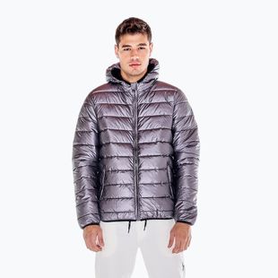 Vyriška striukė LEONE 1947 Darbinė laisvalaikio striukė sidabrinė blizgi