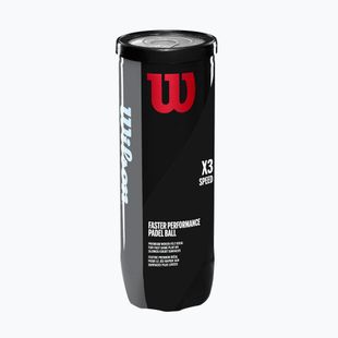 Wilson Padel Speed kamuoliukai 3 vnt. geltoni WR8901101001